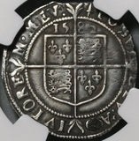 1582 Elizabeth I 6 Pence Great Britain England Silver Coin NGC VF Det Sword (21020302C)