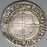 1590 Elizabeth I 6 Pence Britain England Tudor Hammered Silver Coin (23012301R)