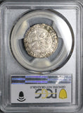 1593 PCGS AU Elizabeth I 6 Pence England Britain Hammered Silver Coin S-2578B (23021401C)