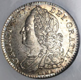 1746 NGC MS 64 George II 6 Pence Great Britain LIMA Mint State Coin (22080102C)