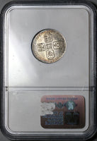 1746 NGC MS 64 George II 6 Pence Great Britain LIMA Mint State Coin (22080102C)