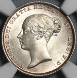 1839 NGC MS 64 Victoria 6 Pence Great Britain Mint State Coin (21011001C)