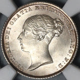 1839 NGC MS 64 Victoria 6 Pence Great Britain Mint State Coin (21011001C)