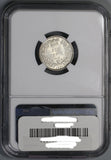 1839 NGC MS 64 Victoria 6 pence Great Britain Silver Coin (18110801C)