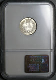 1853 NGC MS 64 Victoria 6 Pence Great Britain Mint State Silver Coin (22022001C)