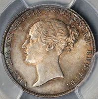 1867 PCGS MS 64 Victoria 6 Pence Die 3 Rare Great Britain R2 Sterling Silver Coin (21092304C)
