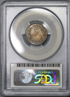 1867 PCGS MS 64 Victoria 6 Pence Die 3 Rare Great Britain R2 Sterling Silver Coin (21092304C)