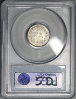 1874 PCGS MS 64 Victoria 6 Pence Die 28 Great Britain Silver Coin (17032802D)