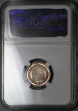 1887 NGC MS 64 Victoria 6 Pence Shield Great Britain Mint State Silver Coin (22080304C)
