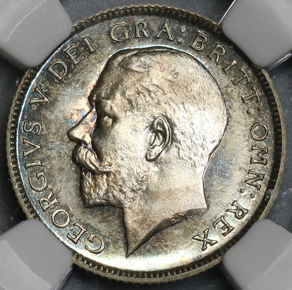 1911 NGC PF 66 Great Britain 6 pence George V Proof Silver Coronation Coin (18082606C)