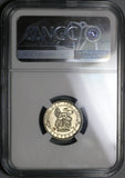 1926 NGC MS 64 6 Pence George V Great Britain Lion Silver Coin (21072404C)