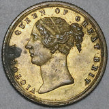 1870s Victoria Great Britain ABC Anchor AU Jeton Coin (22030103R)