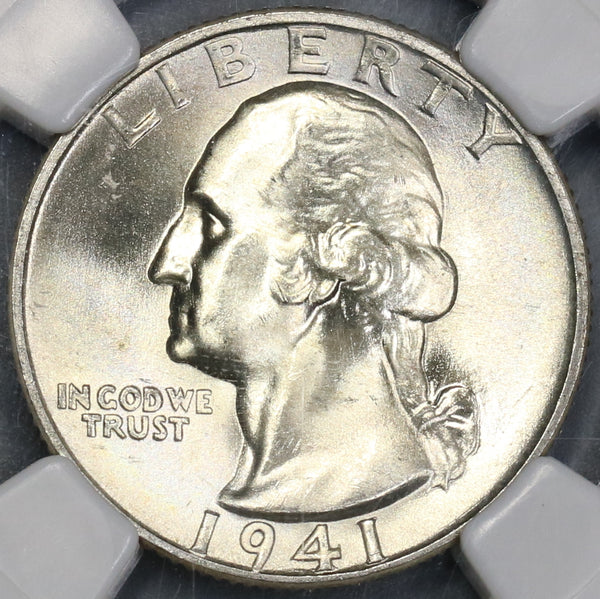 1941-P NGC MS 66 Washington Quarter Dollar United States Coin (19022101CE)