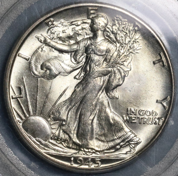 1945-D PCGS MS 65 Walking Liberty Half Dollar Walker OGH Mint State Coin (21071004C)