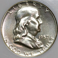 1957 NGC PF 67 Franklin Half Dollar Proof Old Fatty Holder OFH Coin (22101103C)