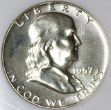 1957 NGC PF 67 Franklin Half Dollar Proof Old Fatty Holder OFH Coin (22101103C)