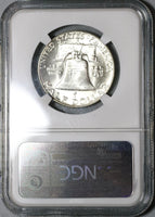 1961-D NGC MS 64 Franklin Half Dollar BU 90% Silver United States Coin (20012702C)