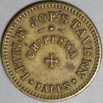 1940s Little Joe's Tavern Chippewa Falls WI 5 Cents Good For Token Coin (19100802R)