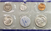1959 US P & D Mint Set United States 90% Silver Coins with Envelope (20051604R)