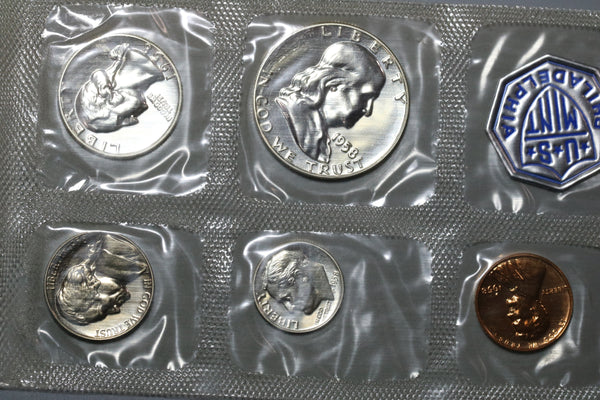 1958 US Proof Set Flat Pack United States 90% Silver Coins (20062302R)