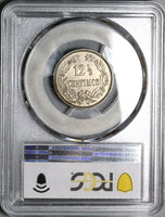 1896 PCGS MS 63 Venezuela 12 1/2 Centimos Horse Mint State Coin (22091601C)
