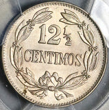 1936 PCGS MS 64 Venezuela 12 1/2 Centimos Horse Mint State Coin (22051103D)