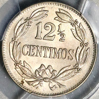 1936 PCGS MS 64 Venezuela 12 1/2 Centimos Horse Mint State Coin (22051103D)