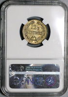 1944 NGC MS 64 Venezuela 12 1/2 Centimos Horse Brass Mint State Coin (16102701D)