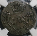 1818 PCGS XF 40 Venezuela 1/4 Real Caracas Royalist Revolution Coin (21092701C)