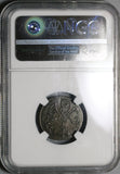 1818 PCGS XF 40 Venezuela 1/4 Real Caracas Royalist Revolution Coin (21092701C)