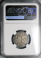 1819 NGC XF 40 Caracas 2 Reales Venezuela F7 Royalist Silver Coin (22032302C)