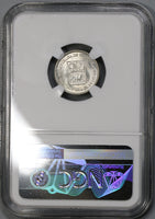 1954 NGC MS 64+ VENEZUELA 50 Centimos Silver Coin (18080105C)