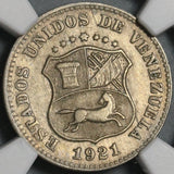 1921 NGC AU 55 Venezuela 5 Centimos Horse Coin (21062102C)