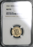 1921 NGC AU 55 Venezuela 5 Centimos Horse Coin (21062102C)