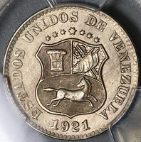 1921 PCGS MS 62 Venezuela 5 Centimos Horse Mint State Coin (22050201C)