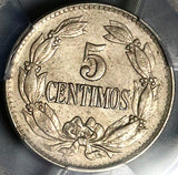 1921 PCGS MS 62 Venezuela 5 Centimos Horse Mint State Coin (22050201C)