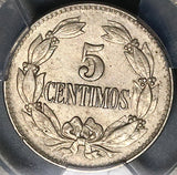 1921 PCGS MS 62 Venezuela 5 Centimos Horse Mint State Coin (22050201C)