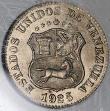 1925 NGC MS 64 Venezuela 5 Centimos Horse Mint State Coin (21081901D)