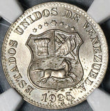 1925 NGC MS 65 Venezuela 5 Centimos Horse Mint State Coin (20052801C)