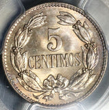 1927 PCGS MS 66 Venezuela 5 Centimos Horse Mint State Coin (19100803C)
