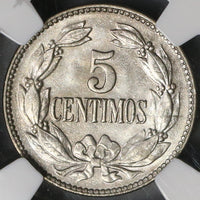 1938 NGC MS 63 Venezuela 5 Centimos Horse Coin (18082502C)