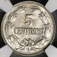 1938 NGC MS 63 Venezuela 5 Centimos Horse Coin (18082502C)